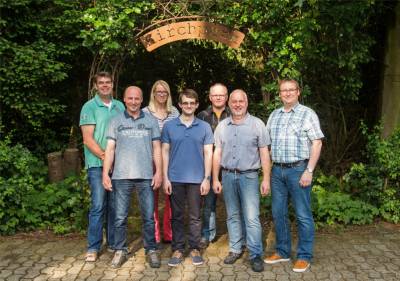 Marhorst - v.l.: Markus Tegeler, Berthold Beuke, Silke Tegeler, Henning Thies, Albert Roberg, Andreas Wiese, Manfred Rickers
