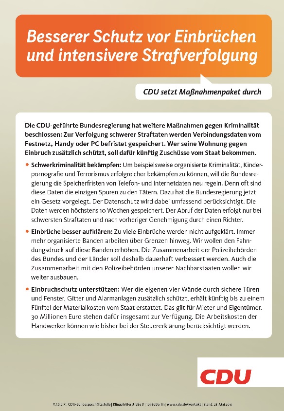 Einbruchsicherheit